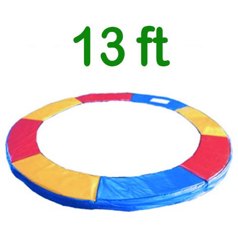 Greenbay Replacement Trampoline Surround Pad Foam Safety Guard Spring Cover Padding Pads Tri-Colour 13FT