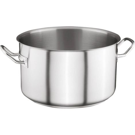 Marmite moyenne sans couvercle en acier Ø 360 mm V 20,5 l - Stalgast (1/2)