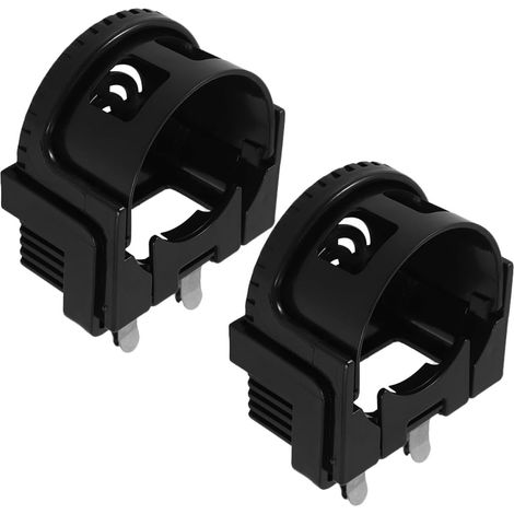 gobelets et support pour gobelets noirs en 2 pièces pour