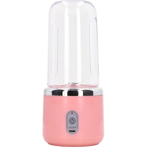 Blender portable 400 ml, 6 lames, 22 000 tr/min, batterie 1 500 mAh, boîtier PCTG de qualité alimentaire, chargement USB, idéal pour les voyages, les fruits, les légumes et le café.