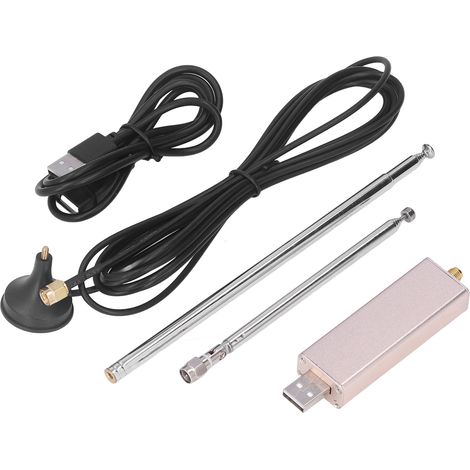 Récepteur logiciel pleine bande 0,1MHz-1,7GHz, oscillateur TCXO à compensation thermique, stabilité supérieure, réception universelle (1/5)