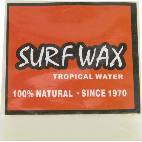 Cire antidérapante haute qualité pour surf, skimboard et skateboard (rouge) (1/5)
