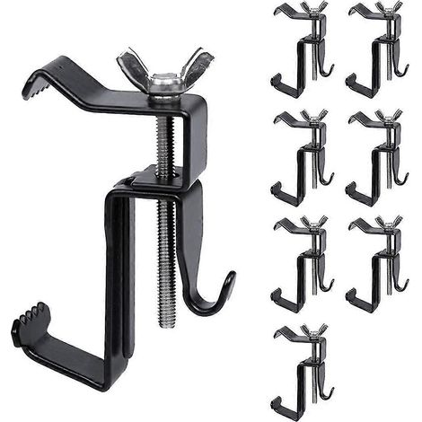 Lot de 8 crochets pour briques, fixations pour briques extérieures, réglables de 4,4 à 7,1 cm. (1/5)