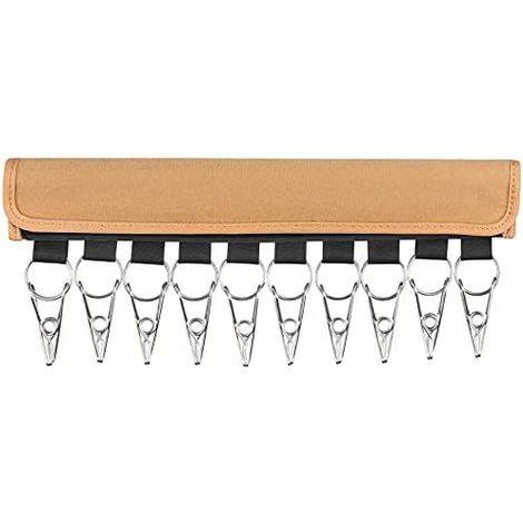 Support Pour Casquettes - 10 Pinces En Acier Inoxydable - Organiseur De Casquettes Pliable Pour Armoire - Lot De 2 (1/5)
