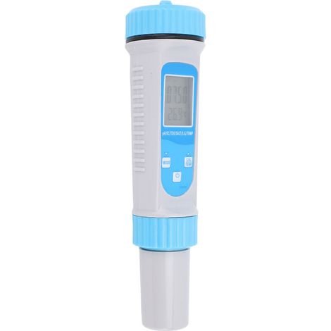 Testeur Numérique de Qualité de l’Eau 6-en-1 : pH, CE, TDS, Sel, Densité, Température Précision Élevée (1/4)