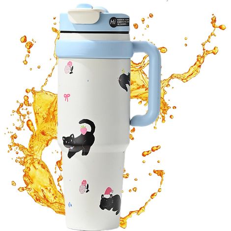 Gourde - Tasse Antifuite Avec Poignée - Bouteille Sport - Pour Café (1/5)