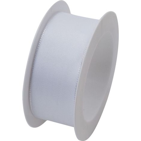 Braun & Company Geschenkband weiß 25 mm x 2,5 m Geschenkverpackungen