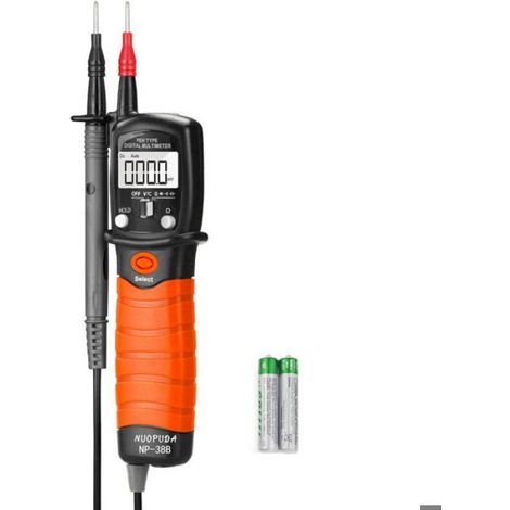 Multimètre, ohmmètre et ampèremètreMultimètre Numérique Type Stylo, NP38B Multimetre Poche Automatique 2000Compte Testeur Electrique (1/2)