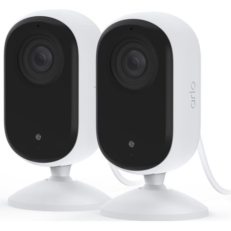 ARLO ESSENTIAL2 2K INDOOR CAMERA 2-PACK VMC3260-100EUS Wi-Fi IP-Set pour caméra de surveillanceavec (1/5)