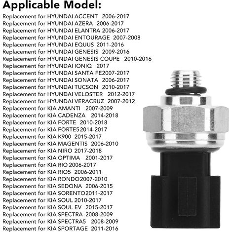 Sensor de presión del aire acondicionado 977213K000, repuesto compacto de alta temperatura para Hyundai Accent. (1/5)