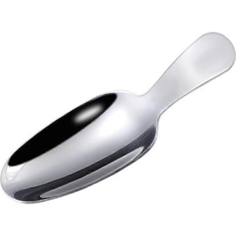 Cuillère à thé à manche court, cuillère à thé en acier inoxydable 304, mini cuillère à sucre pour desserts salés et cafés. (1/2)