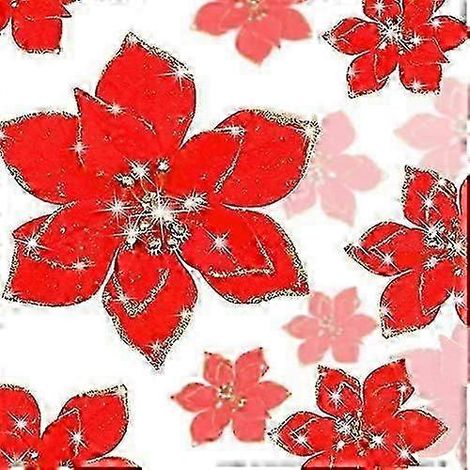 Poinsettias artificiels, 36 pièces, Étoile de Noël, Étoile de Noël, Étoile de Noël, Étoile de Noël, Étoile de Noël, Décoration de Noël, Étoile de Noël,z (1/5)