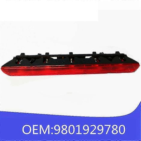 Dritte Bremsleuchte (LED) für Peugeot 206, 207, 208, Citroen C2, C3 – 6350K5 (Teilenummer 9801929780), Schwarz/Rot, SZRH