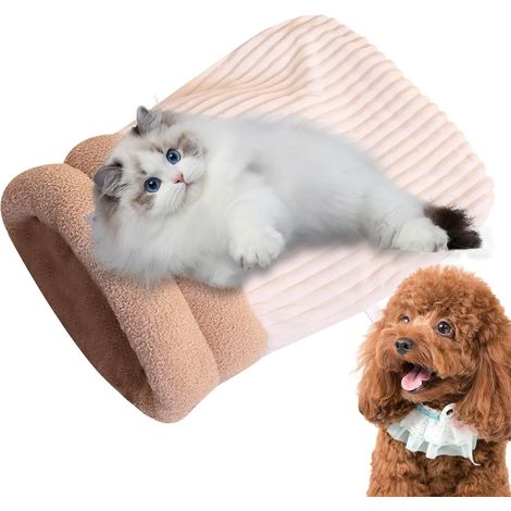 Niche De Chat Sac de Couchage Confortable pour Chat Sac Câlin à Design (1/5)