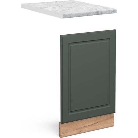 Pannello frontale Fame-Line, Verde-oro rustico, 45 cm , PL Marmo, Vicco