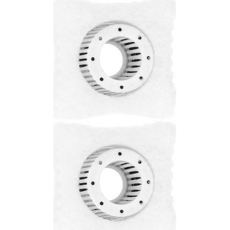 Mousse de Rechange pour Filtre d'Aquarium avec Charbon Actif – 2 Pièces, 6x6x4 cm (1/4)