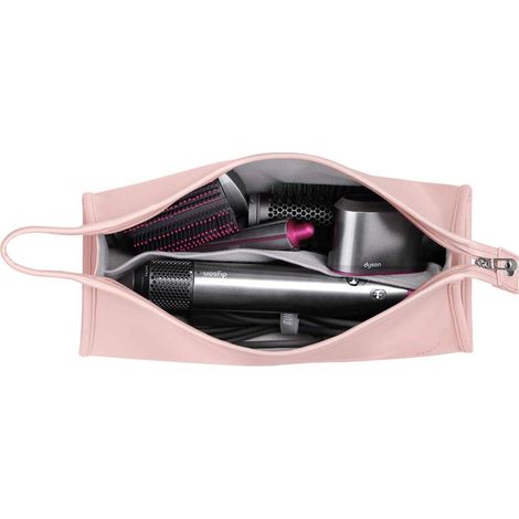 Sac de rangement de voyage compatible avec Dyson Airwrap Styler, Shark Flexstyle Air Styling & Drying System, étui de transport portable organisateur pour Airwrap Styler et accessoires, rose, 1 (1/4)