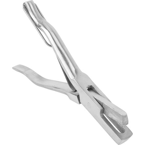 Clip in acciaio inossidabile per l'identificazione del bestiame, tacca auricolare a forma di U, strumento di identificazione per animali da allevamento.