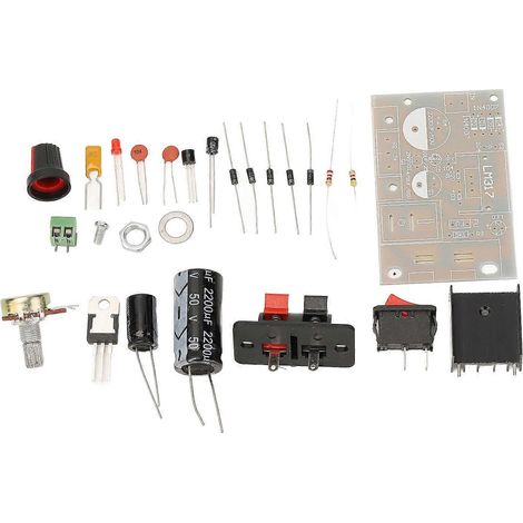 Geregeltes Netzteil-DIY-Kit: Einstellbare Gleichstrom-Netzteilplatine mit Kurzschlussschutz