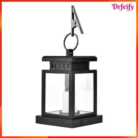 Lampe bougie solaire - - Modèle LED - Effet flamme ambrée - Capteur crépusculaire - IP44 étanche (1/5)