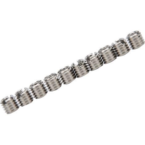 10-teiliges Gewindereduziermuttern-Set (Außen- und Innengewinde) aus Edelstahl, Reparaturwerkzeug, Befestigungsmaterial (1/5)