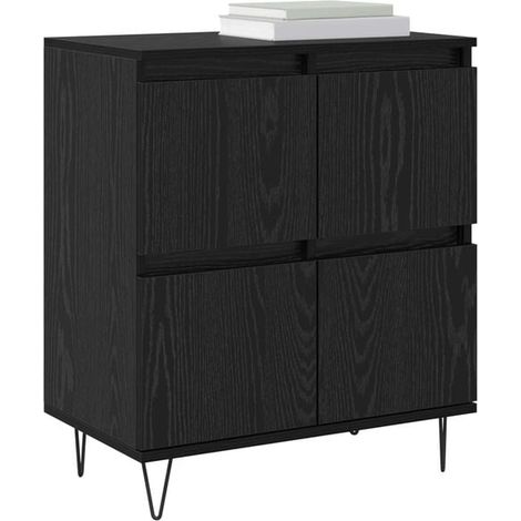 Buffet Bas de Cuisine 60x35x70 cm, Meuble Rangement avec Portes et Étagères Réglables, Enfilade Moderne pour Salon ou Entrée, Bois (1/5)