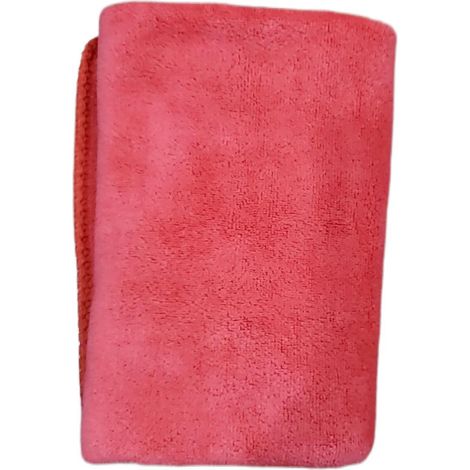 Panno in microfibra per la pulizia, non abrasivo, riutilizzabile e lavabile, ideale per il lavaggio e la lucidatura dell'auto - 60 x 160 cm, rosso (confezione da 2) (1/4)