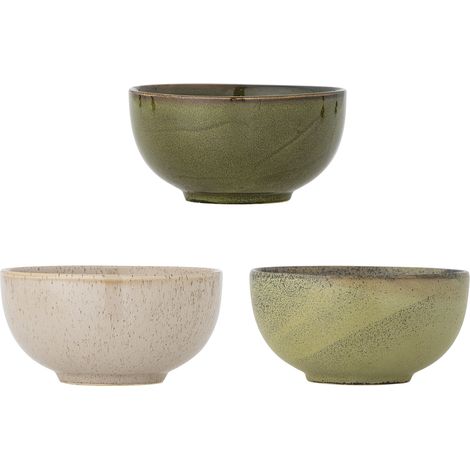 Bloomingville - Addison Bowl - Green - Stoneware