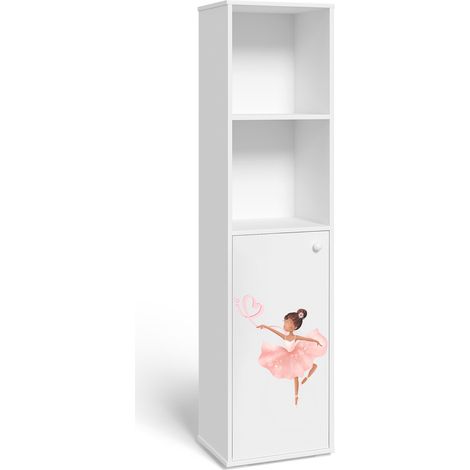 Scaffale per bambini PIXY bianco 162x40 cm (1/3)