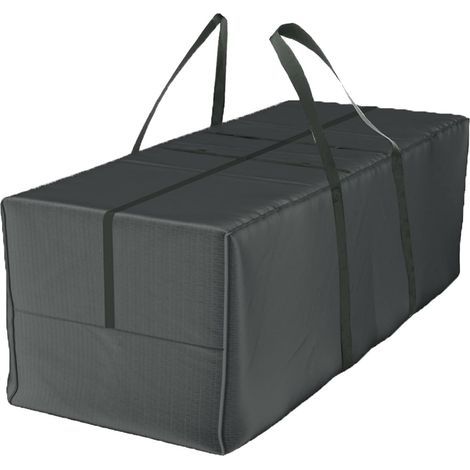 Sac de rangement pour coussins de mobilier de jardin, imperméable, anti-poussière, résistant aux UV, en tissu Oxford 210D robuste, housse de rangement pour sapin de Noël XXL (175 x 80 x 60 cm) (1/5)
