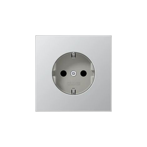 Jung Presa SCHUKO®, 16 A 250 V , Serie LS, alluminio AL 1520