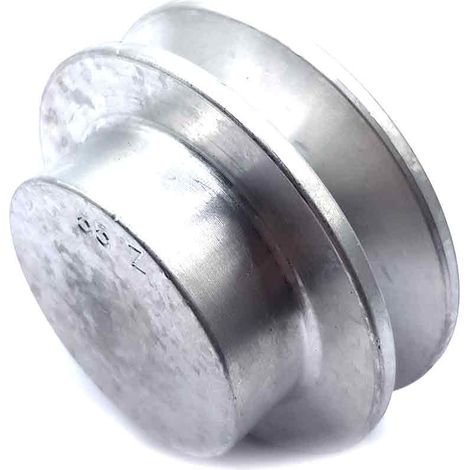 Poulie trapézoïdale aluminium moyeu plein SPZ55/1ALU