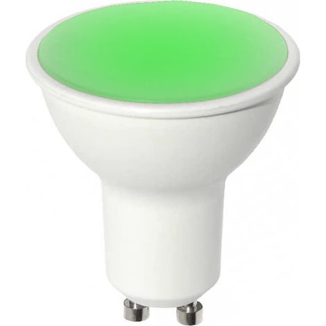 Lampada faretto 6W luce lampadina a led attacco con attacco GU10 da 220V verde (1/4)