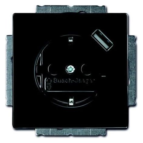 Prise Schuko Avec Usb-Anthracite 2CKA002011A6176 ABB 589371