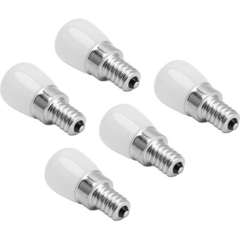 E12 LED-Lampe für Kühlschrank/Gefrierschrank, Wohnraumbeleuchtung, energiesparend, 120 V, warmweißes Licht (1/5)