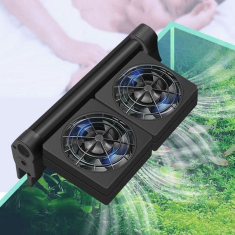 4/5.1/2/3/1/2 ensemble ventilateurs d'aquarium contrôle du refroidisseur système de refroidissement en plastique ventilateurs à (1/4)