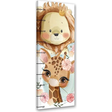 Grafico di Crescita per Bambini, Leone e giraffa - 40x100 (1/5)