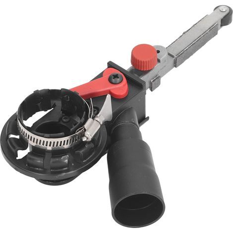 Adaptateur pour meuleuse d'angle M10 vers ponceuse à bande - Accessoire pour ponçage et polissage du verre, du bois et du plastique - Largeur 15 mm (1/5)