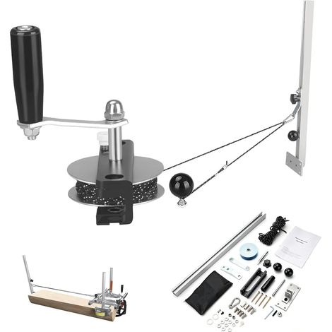 Scierie Manuelle Portable Avec Barre Stabilisatrice Réglable,Accessoire De Tronçonneuse Efficace Avec Bras De Levier,Équilibre Parfaitement La Scierie,Rendant l'Opération Plus Facile Et Plus Fluide. (1/5)