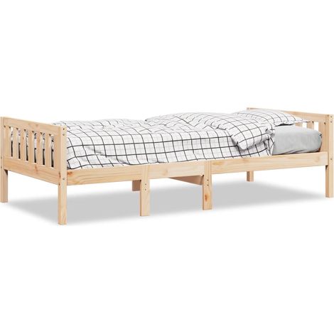 vidaXL Lit pour enfants sans matelas 90x190 cm bois de pin massif (1/6)
