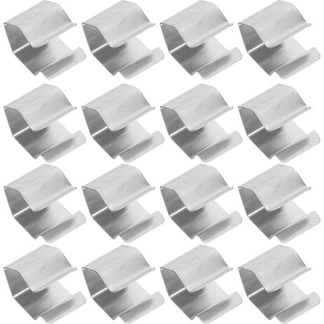 Clips de fixation pour moustiquaires en acier inoxydable, lot 30, fixations fenêtres, terrasses et (1/5)