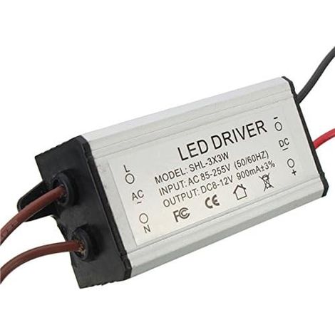 8-12V 10W 900Ma AC/DC Transformateur De Tension Lumière Tube Étanche LED Driver (1/3)
