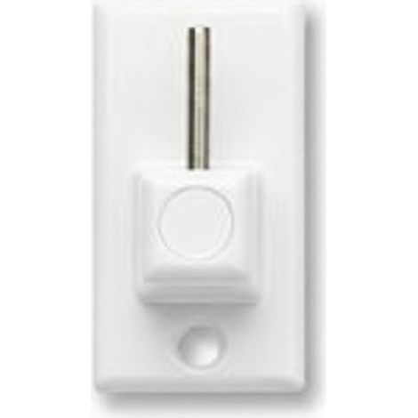 GANCIO PER BRIS BRIS METALLO IN BLISTER- - verniciato bianco, mm.32x18,, in bl.2 pz. - 12 blister