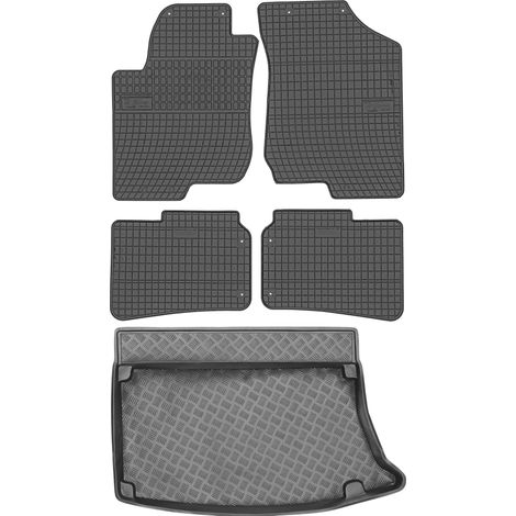 Hyundai i30 I Schrägheck (2007–2014) – SET: Gummifußmatten + Kofferraummatte