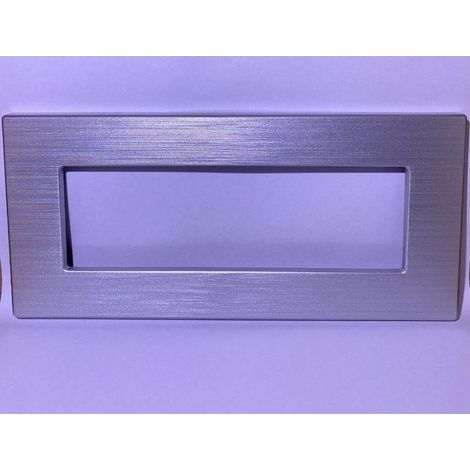 Placca Dynamic 3 4 6m Technology Satinato Axolute Bticino