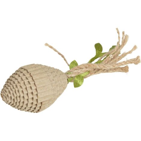 Jouet pour Chat "Balle & Ficelles" 13cm Naturel (1/3)