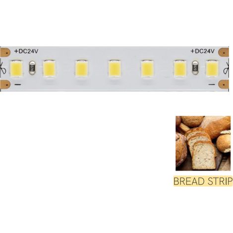 Bande Led Pour Éclairer Le Comptoir Pain Bobine 5M 14,4W/M 80Lm/W Ip20 2700K (1/4)