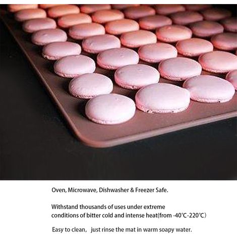 Tapis de cuisson en silicone antiadhésif pour macarons et biscuits (1/5)