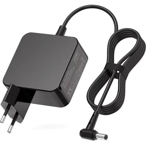 Chargeur Ordinateur Portable 19V 2.37A 45W – Compatible ASUS Vivobook et Zenbook – Cordon 2.4m – Gestion facile des câbles (1/4)