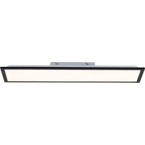 Plafonnier LED Flat 80 par 25 cm noir - 14741-18